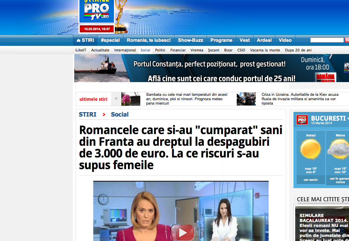 Pip Implants French Lawyer Olivier Aumaitre On Romanian Tv Pro